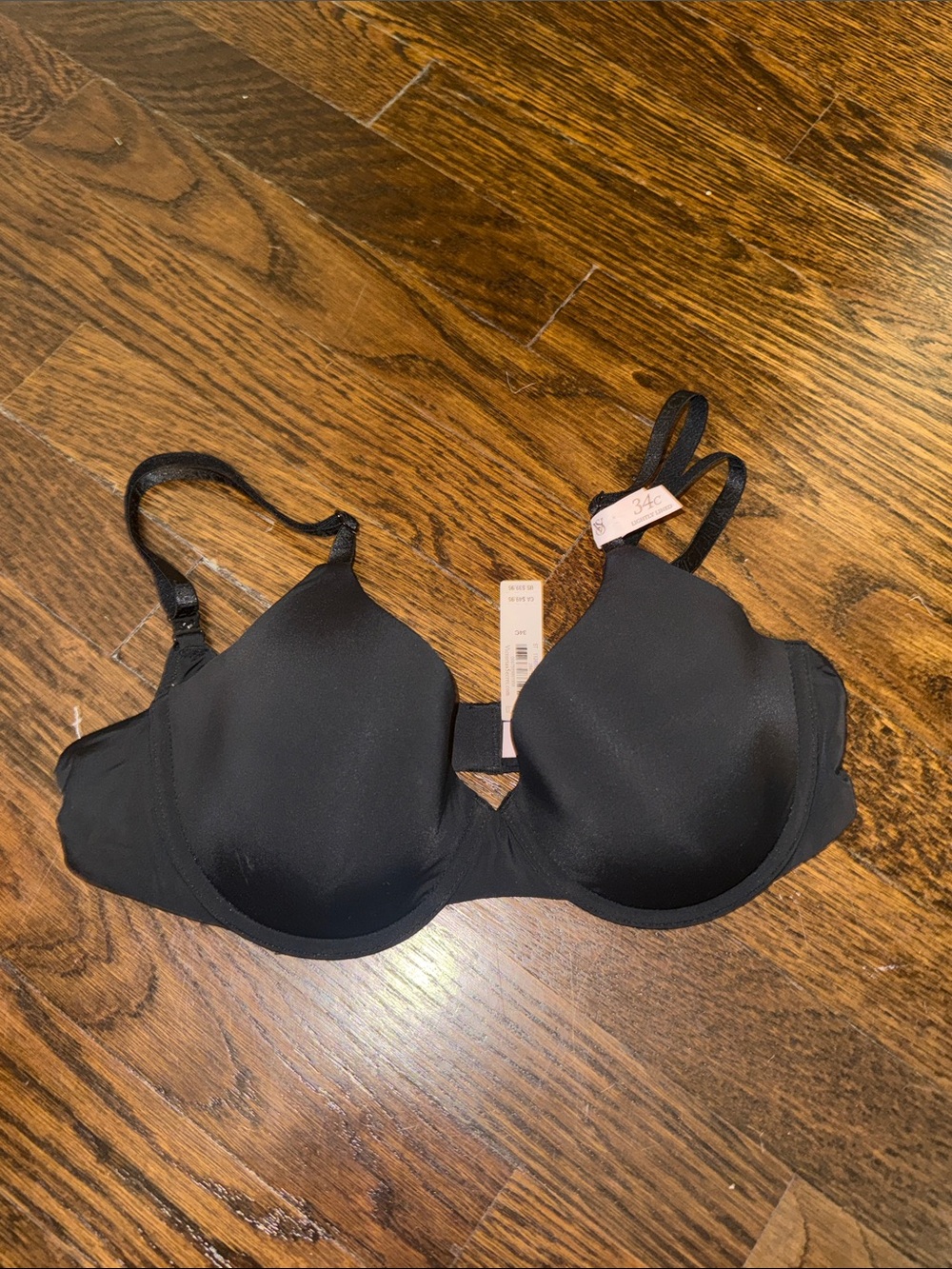 Victoria's Secret Black Smooth Lightly Lined T-Shirt Bra